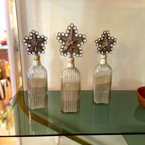 MAC Sculpture Accents Mac Sculpture Artist Made Starfish Bottles